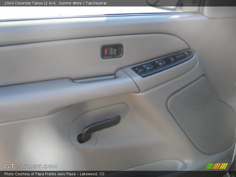 Summit White / Tan/Neutral 2004 Chevrolet Tahoe LS 4x4