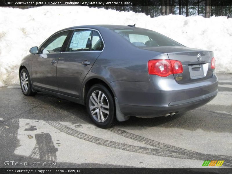 Platinum Grey Metallic / Anthracite Black 2006 Volkswagen Jetta TDI Sedan