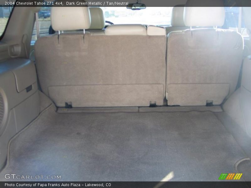Dark Green Metallic / Tan/Neutral 2004 Chevrolet Tahoe Z71 4x4