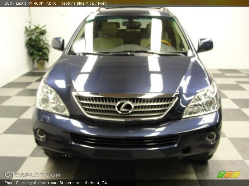 Neptune Blue Mica / Ivory 2007 Lexus RX 400h Hybrid