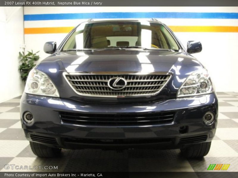 Neptune Blue Mica / Ivory 2007 Lexus RX 400h Hybrid