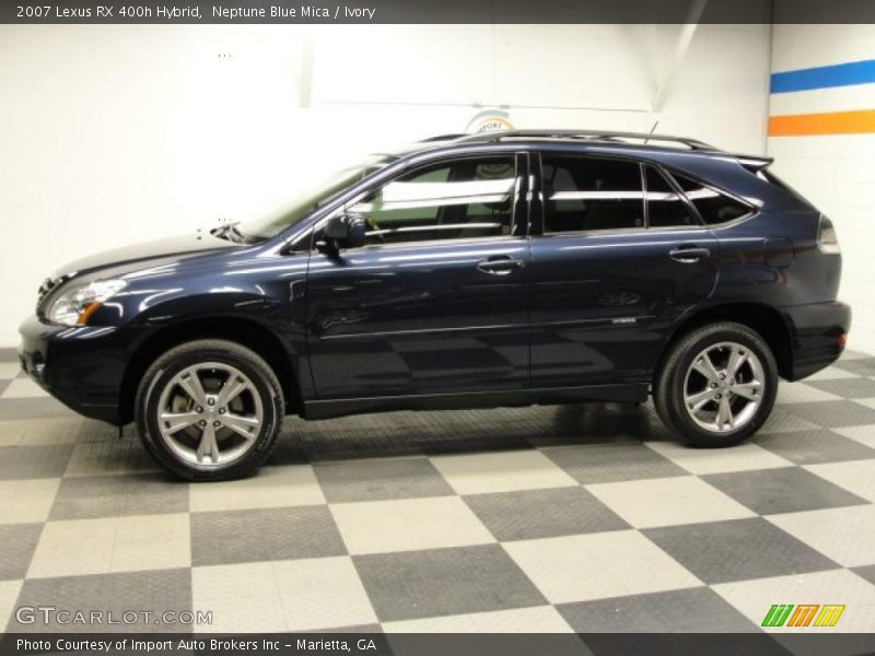 Neptune Blue Mica / Ivory 2007 Lexus RX 400h Hybrid