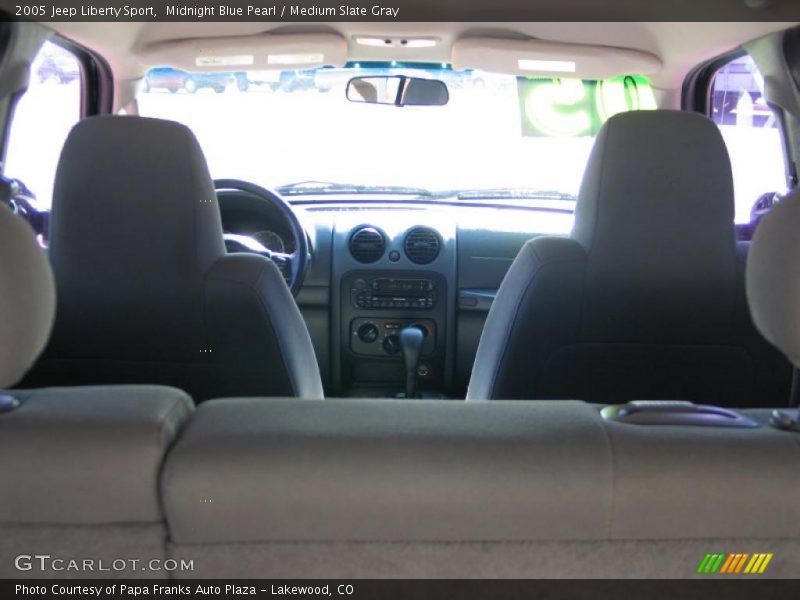 Midnight Blue Pearl / Medium Slate Gray 2005 Jeep Liberty Sport