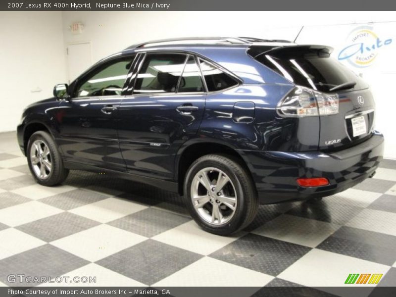 Neptune Blue Mica / Ivory 2007 Lexus RX 400h Hybrid