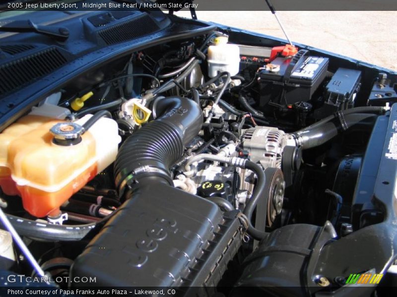 Midnight Blue Pearl / Medium Slate Gray 2005 Jeep Liberty Sport