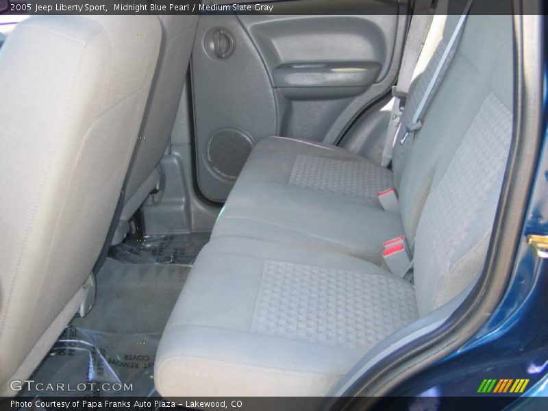 Midnight Blue Pearl / Medium Slate Gray 2005 Jeep Liberty Sport