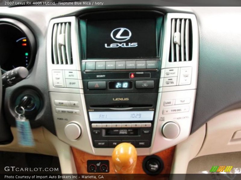 Neptune Blue Mica / Ivory 2007 Lexus RX 400h Hybrid