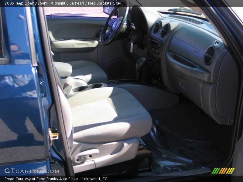 Midnight Blue Pearl / Medium Slate Gray 2005 Jeep Liberty Sport