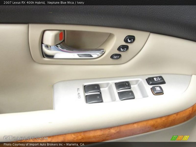Neptune Blue Mica / Ivory 2007 Lexus RX 400h Hybrid