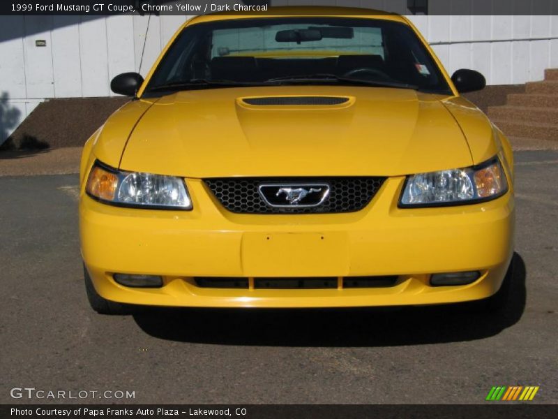 Chrome Yellow / Dark Charcoal 1999 Ford Mustang GT Coupe