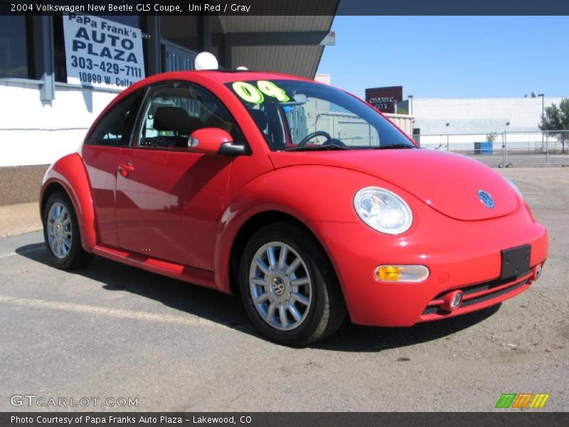 Uni Red / Gray 2004 Volkswagen New Beetle GLS Coupe