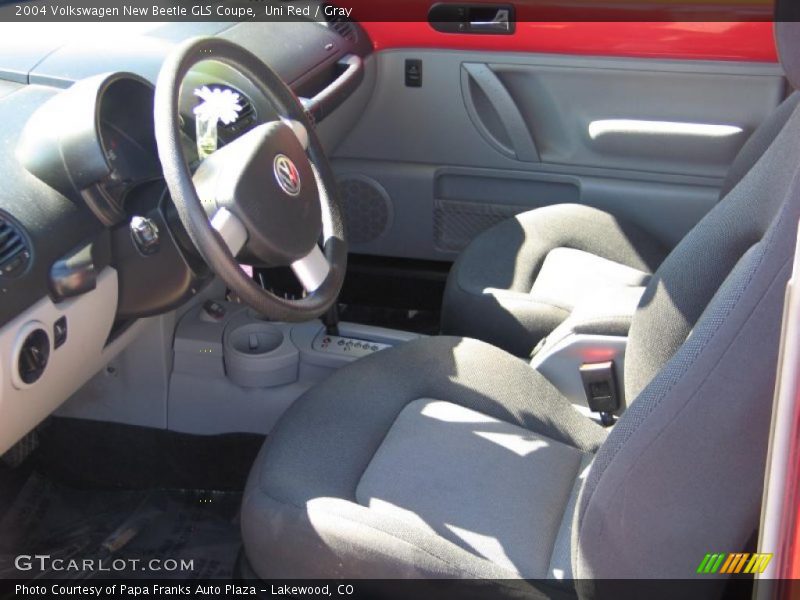 Uni Red / Gray 2004 Volkswagen New Beetle GLS Coupe
