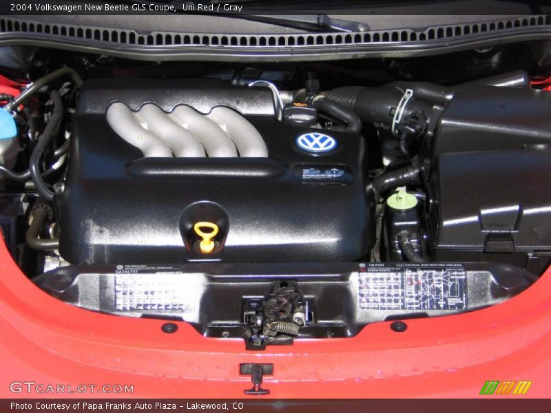 Uni Red / Gray 2004 Volkswagen New Beetle GLS Coupe