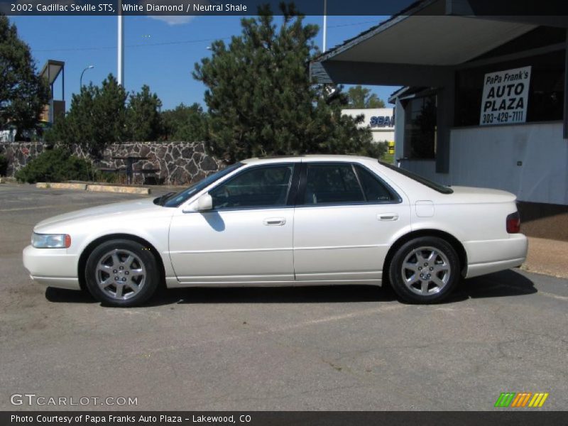White Diamond / Neutral Shale 2002 Cadillac Seville STS
