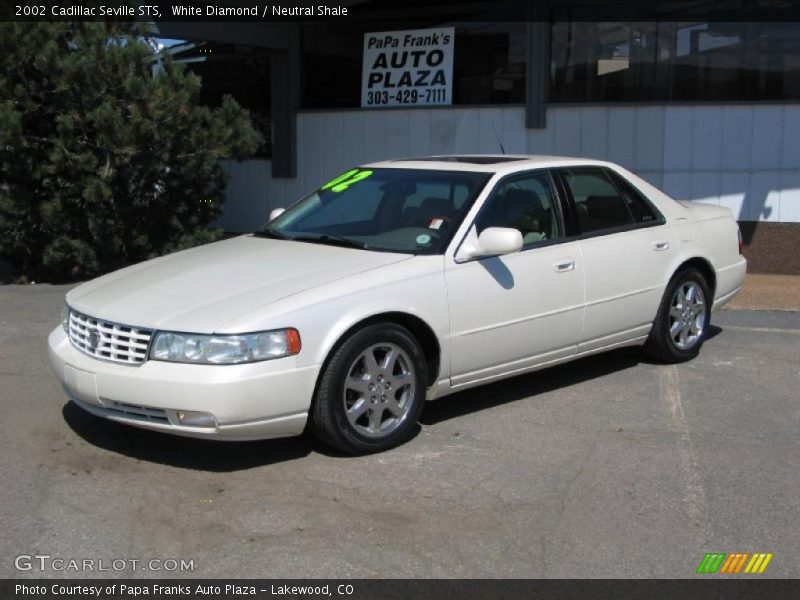 White Diamond / Neutral Shale 2002 Cadillac Seville STS