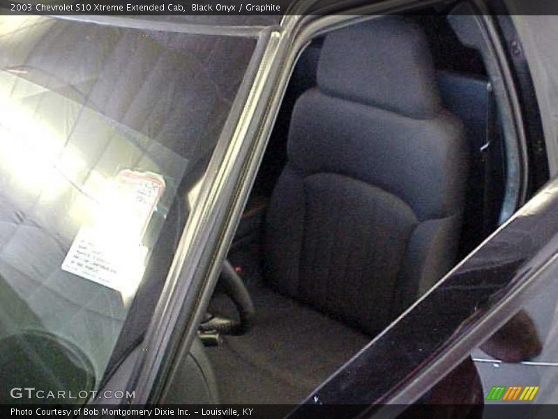 Black Onyx / Graphite 2003 Chevrolet S10 Xtreme Extended Cab
