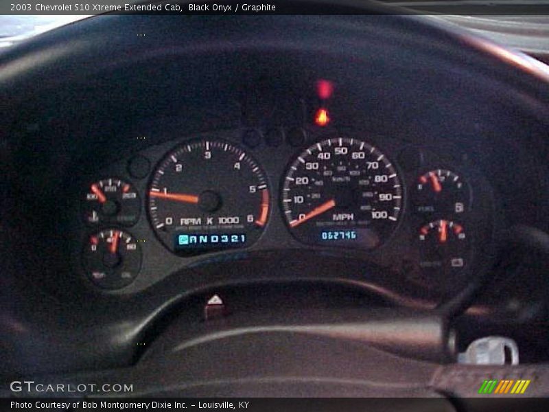 Black Onyx / Graphite 2003 Chevrolet S10 Xtreme Extended Cab