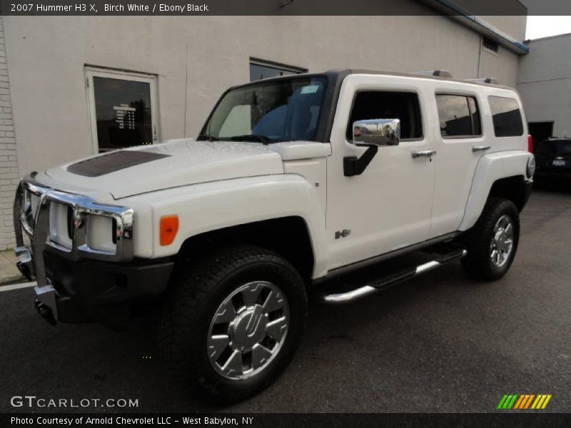 Birch White / Ebony Black 2007 Hummer H3 X