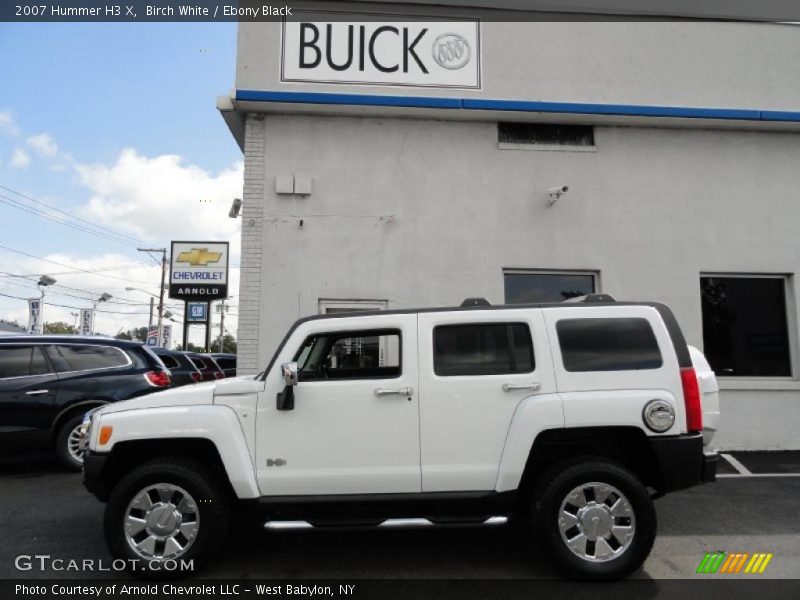 Birch White / Ebony Black 2007 Hummer H3 X
