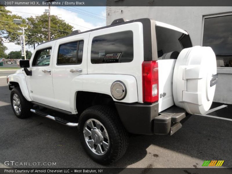 Birch White / Ebony Black 2007 Hummer H3 X