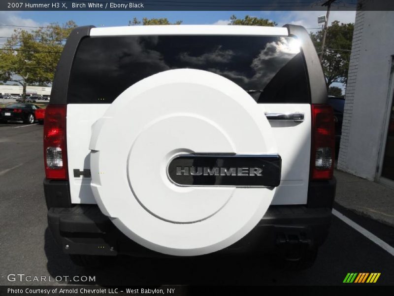 Birch White / Ebony Black 2007 Hummer H3 X