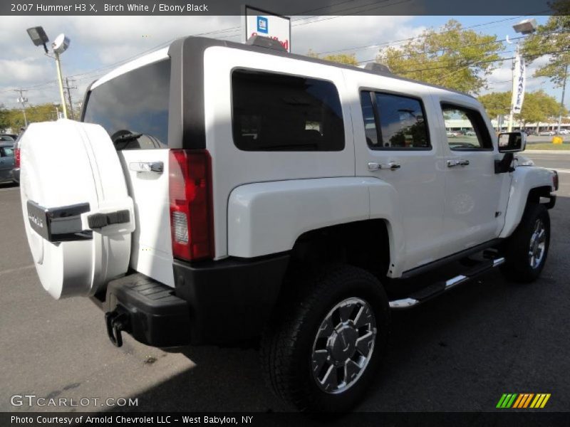 Birch White / Ebony Black 2007 Hummer H3 X