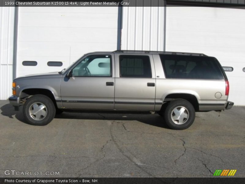 Light Pewter Metallic / Gray 1999 Chevrolet Suburban K1500 LS 4x4