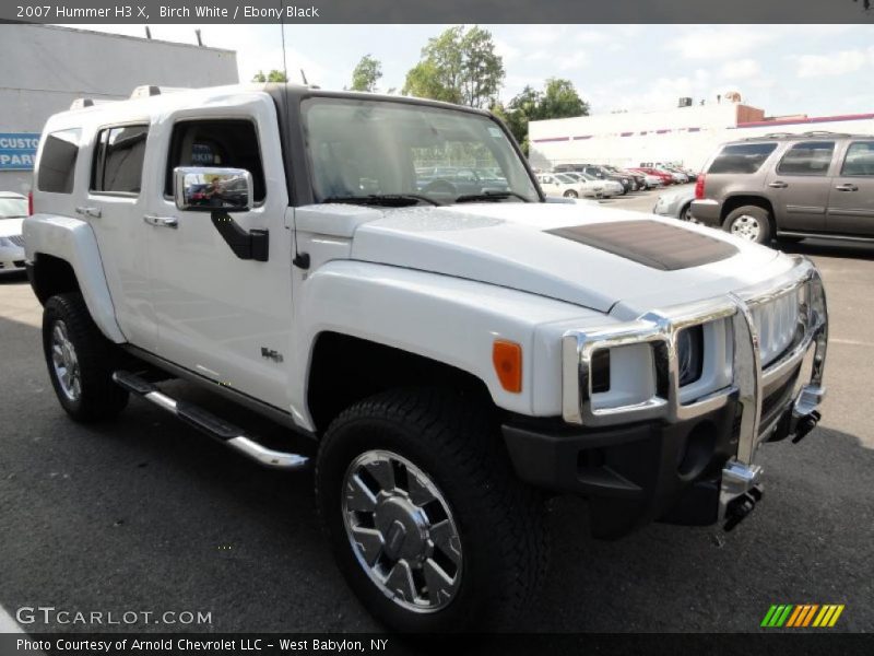 Birch White / Ebony Black 2007 Hummer H3 X
