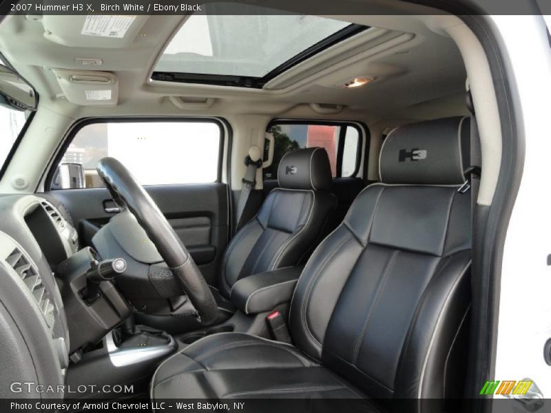 Birch White / Ebony Black 2007 Hummer H3 X
