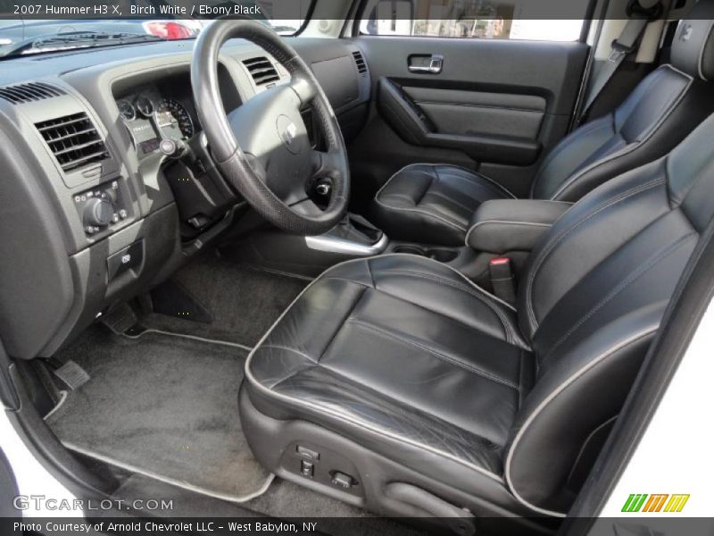 Birch White / Ebony Black 2007 Hummer H3 X