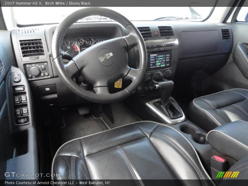 Birch White / Ebony Black 2007 Hummer H3 X