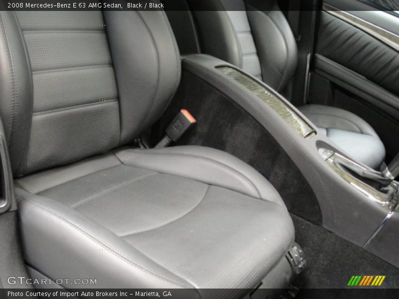 Black / Black 2008 Mercedes-Benz E 63 AMG Sedan