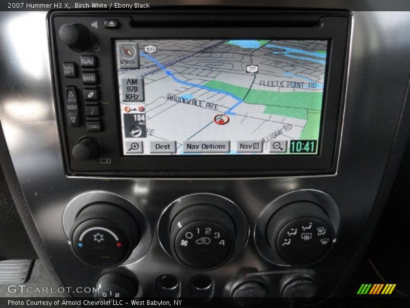 Birch White / Ebony Black 2007 Hummer H3 X