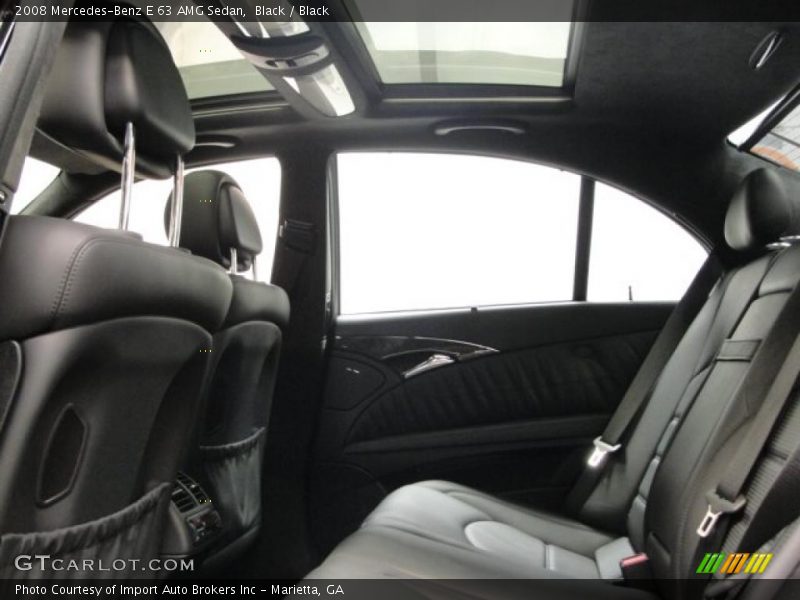 Black / Black 2008 Mercedes-Benz E 63 AMG Sedan