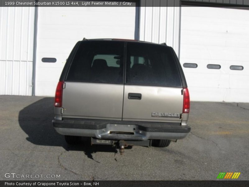 Light Pewter Metallic / Gray 1999 Chevrolet Suburban K1500 LS 4x4