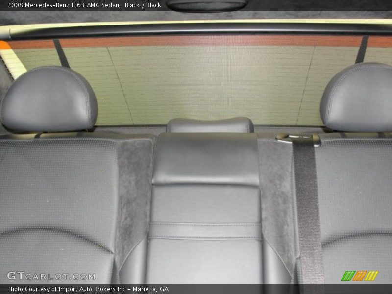 Black / Black 2008 Mercedes-Benz E 63 AMG Sedan