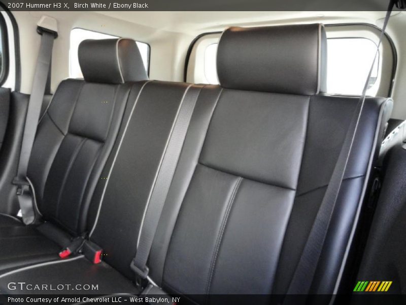 Birch White / Ebony Black 2007 Hummer H3 X
