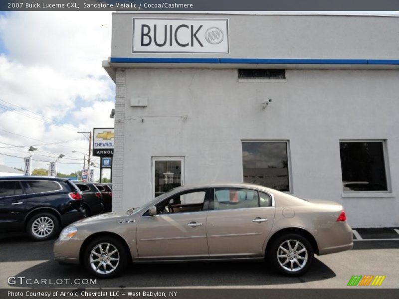 Sandstone Metallic / Cocoa/Cashmere 2007 Buick Lucerne CXL