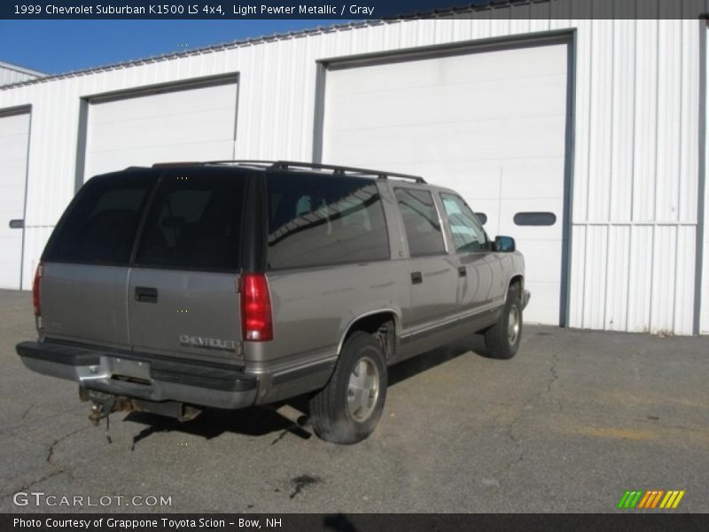 Light Pewter Metallic / Gray 1999 Chevrolet Suburban K1500 LS 4x4