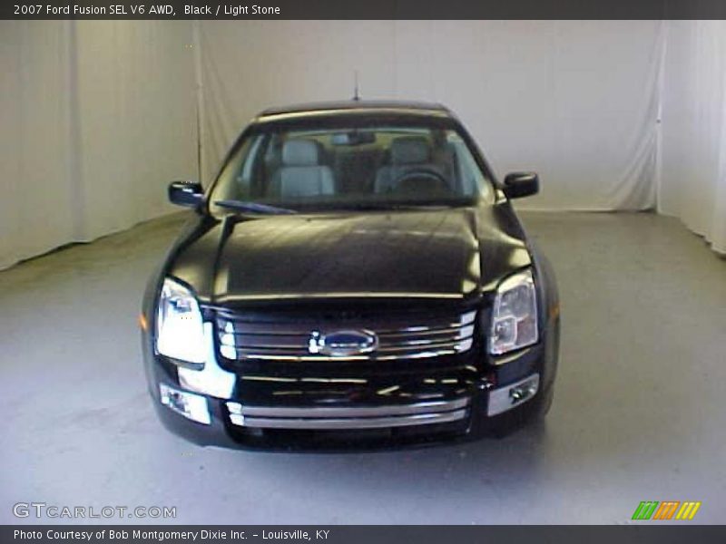 Black / Light Stone 2007 Ford Fusion SEL V6 AWD