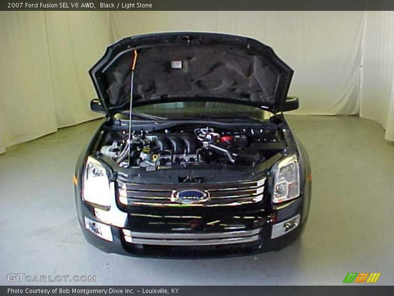 Black / Light Stone 2007 Ford Fusion SEL V6 AWD