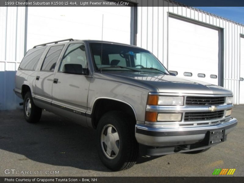 Light Pewter Metallic / Gray 1999 Chevrolet Suburban K1500 LS 4x4