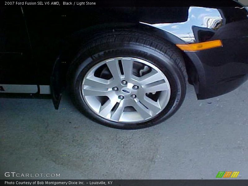 Black / Light Stone 2007 Ford Fusion SEL V6 AWD