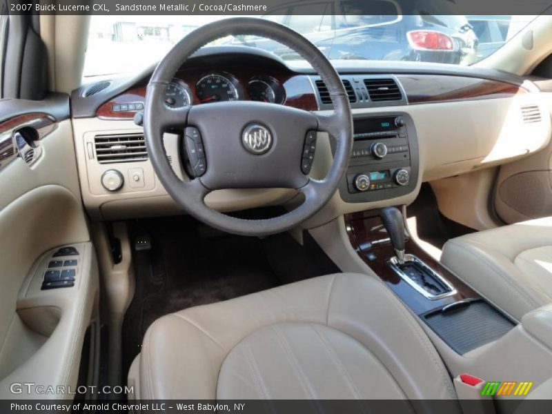 Sandstone Metallic / Cocoa/Cashmere 2007 Buick Lucerne CXL