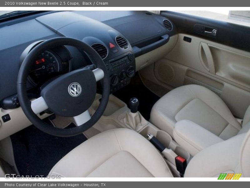 Black / Cream 2010 Volkswagen New Beetle 2.5 Coupe