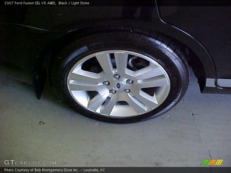 Black / Light Stone 2007 Ford Fusion SEL V6 AWD