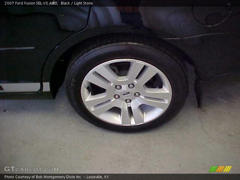 Black / Light Stone 2007 Ford Fusion SEL V6 AWD
