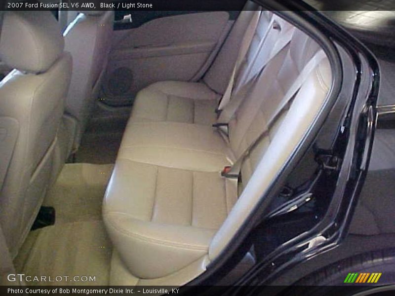Black / Light Stone 2007 Ford Fusion SEL V6 AWD