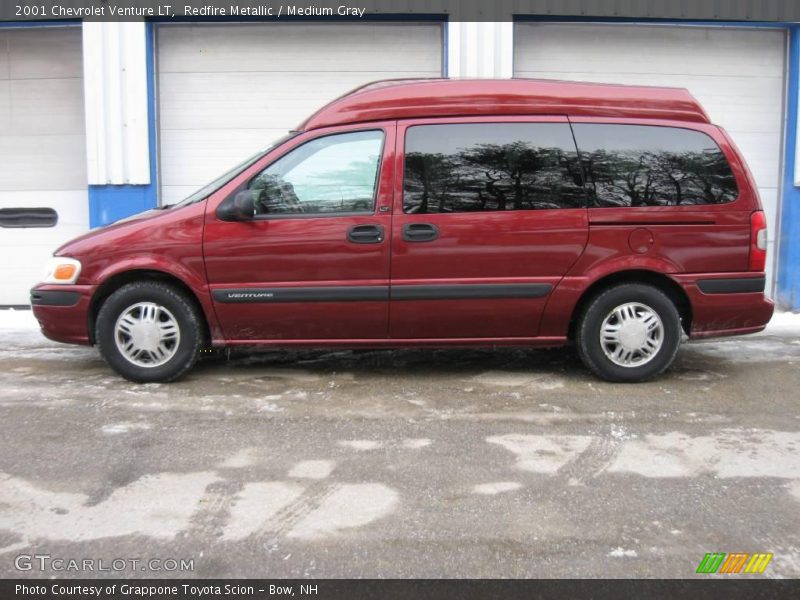Redfire Metallic / Medium Gray 2001 Chevrolet Venture LT