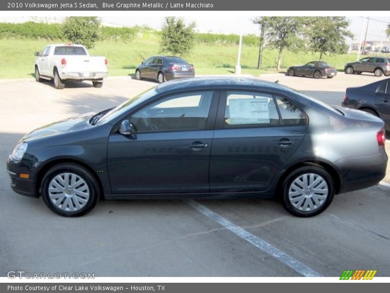 Blue Graphite Metallic / Latte Macchiato 2010 Volkswagen Jetta S Sedan